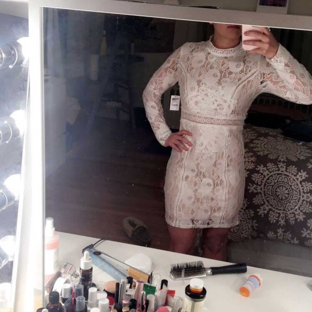 Lace cocktail dress